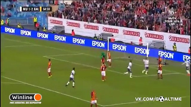 Wayne Rooney Goal - Manchester United vs Galatasaray 2-2 ( Friendly Match ) 2016