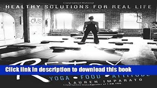 Books RETOX: Yoga*Food*Attitude Healthy Solutions for Real Life Free Download