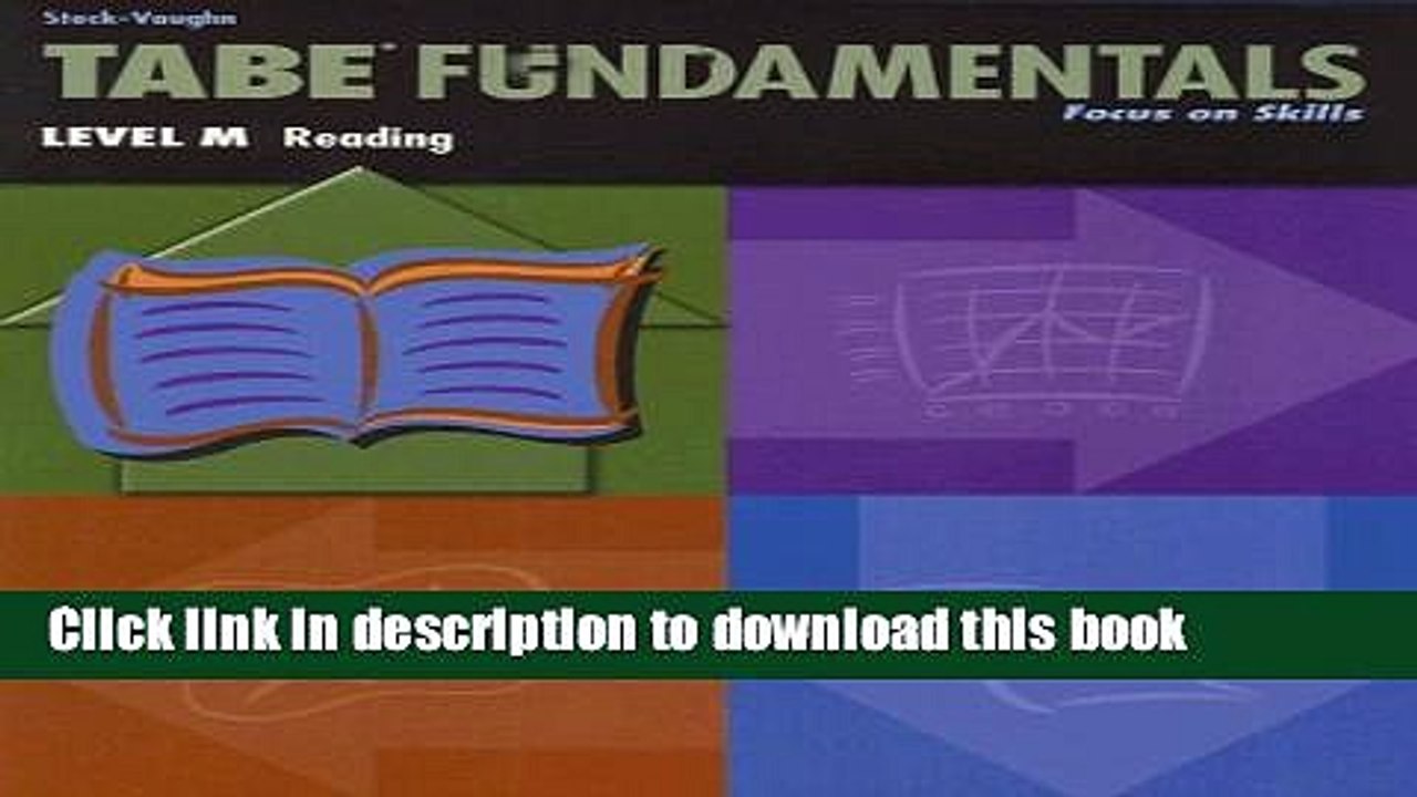 Books Steck-Vaughn TABE Fundamentals: Student Book Level M Reading Free Download