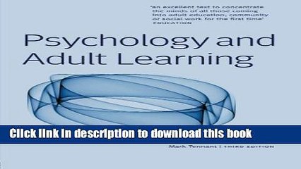 Ebook Psychology and Adult Learning Full Online
