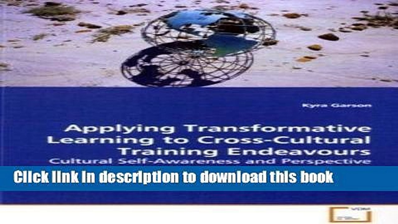 Books Applying Transformative Learning to Cross-Cultural Training Endeavours: Cultural