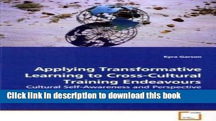 Books Applying Transformative Learning to Cross-Cultural Training Endeavours: Cultural