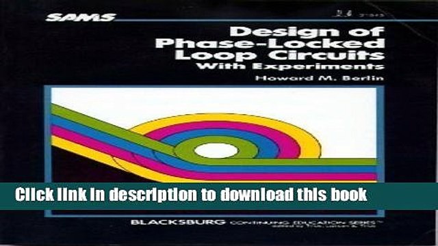 Books Design of Phase-Locked Loop Circuits With Experiments Free Download