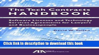 Ebook The Tech Contracts Handbook: Software Licenses and Technology Services Agreements for