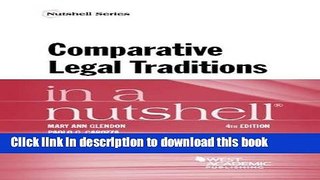 Ebook Comparative Legal Traditions in a Nutshell Free Online