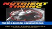 Books Nutrient Timing: The Future of Sports Nutrition Free Online