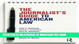Ebook The Journalist s Guide to American Law Full Online