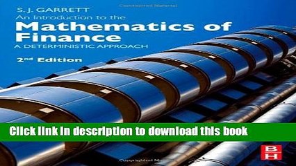 Books An Introduction to the Mathematics of Finance, Second Edition: A Deterministic Approach Free