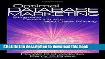 Ebook Optimal Database Marketing: Strategy, Development, and Data Mining Free Download