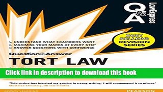 Books Law Express Question and Answer: Tort Law (Q A revision guide) (Law Express Questions