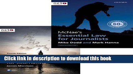 Ebook McNae s Essential Law for Journalists and Essential Public Affairs for Journalists Pack Free