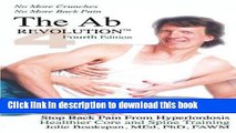 Books The AB Revolution Fourth Edition - No More Crunches No More Back Pain Full Online