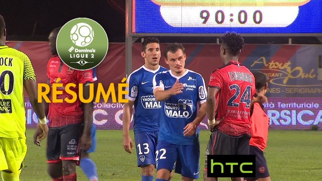 Gazélec FC Ajaccio - Stade Brestois 29 (0-0) - Résumé - (GFCA - BREST) / 2016-17