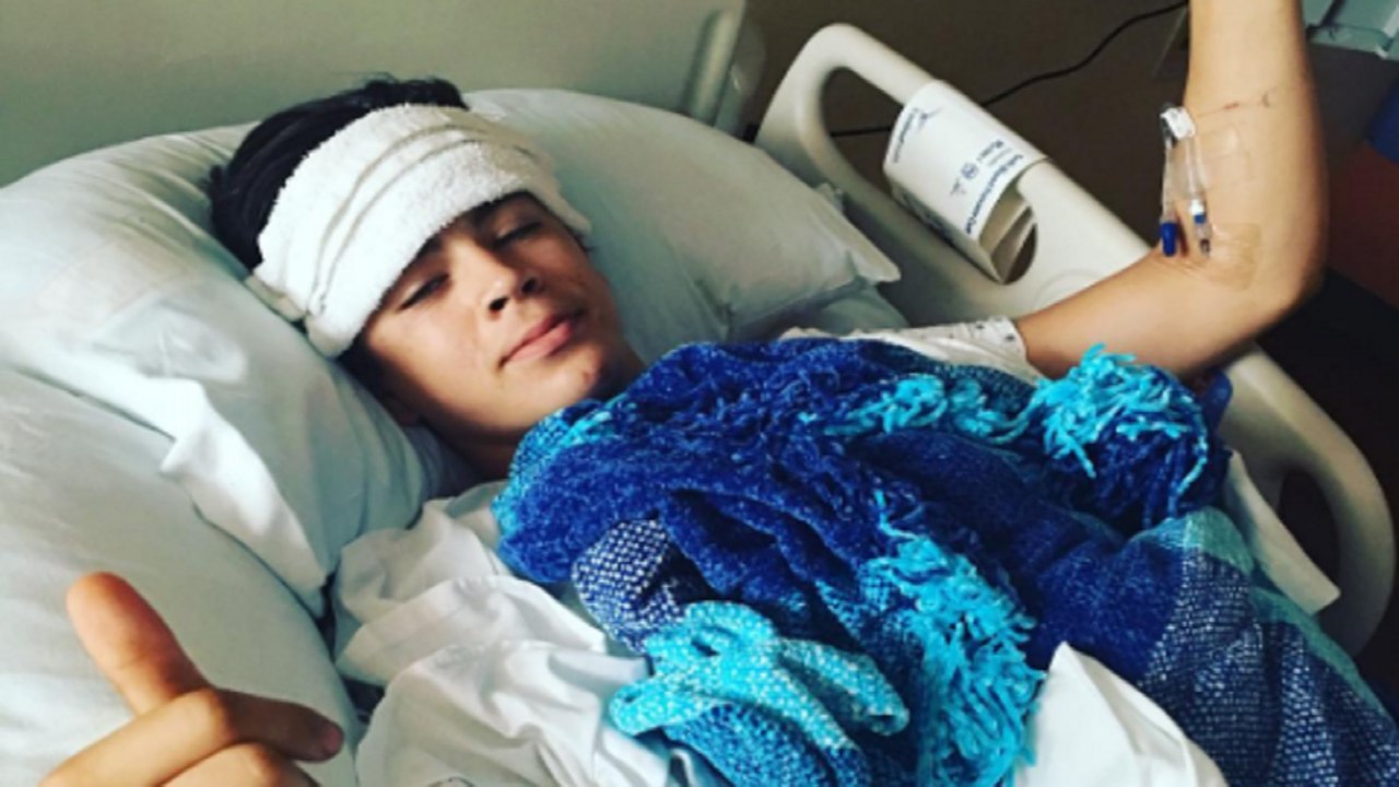El youtuber Hayes Grier sufre un accidente de tráfico