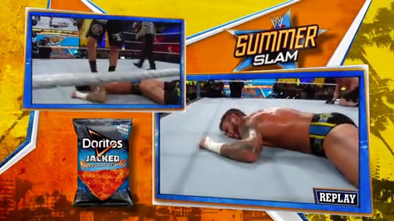 CM Punk VS Brock Lesnar- (No DQ Match) - Summer...