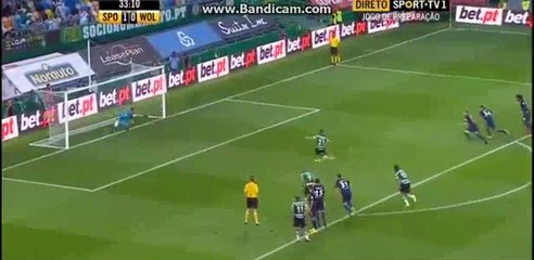 2-0 Adrien Silva Goal - Sporting 2-0 Wolfsburg - 30-07-2016
