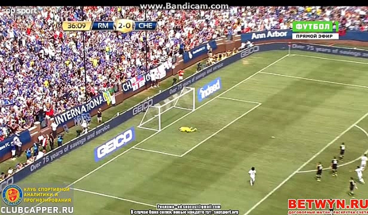 Mariano Dias Goal Real Madrid 3 : 0 Fc Chelsea 30-07-2016