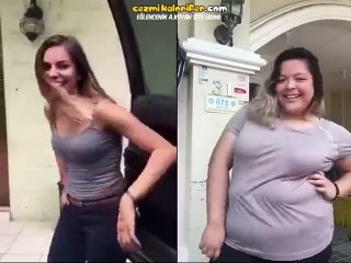 Son Zamanların Trend Dans Videosunu Eğlenceli Şekilde Taklit Eden Hanım Abla çok iyi olmuş