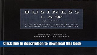 Ebook Business Law Free Online