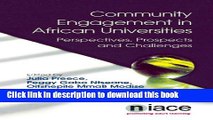 Ebook Community Engagement in African Universities: Perspectives, Prospects and Challenges Free