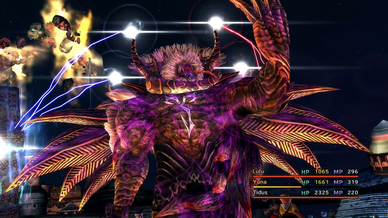 FINAL FANTASY X HD REMASTER WALKTHROUGH (124) FINAL BOSS BATTLE (BRESKA'S FINAL AEON) 2 OF 2