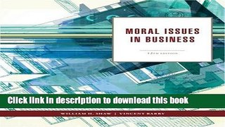 Ebook Moral Issues in Business Full Download
