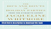 Books The Do s and Don ts of Holiday Parties: From International Etiquette Expert Jacqueline