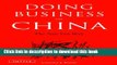 Books Doing Business in China: The Sun Tzu Way Full Online