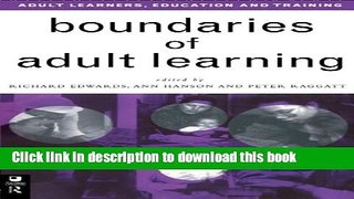 Ebook Boundaries of Adult Learning (Economics as Social Theory) Free Download