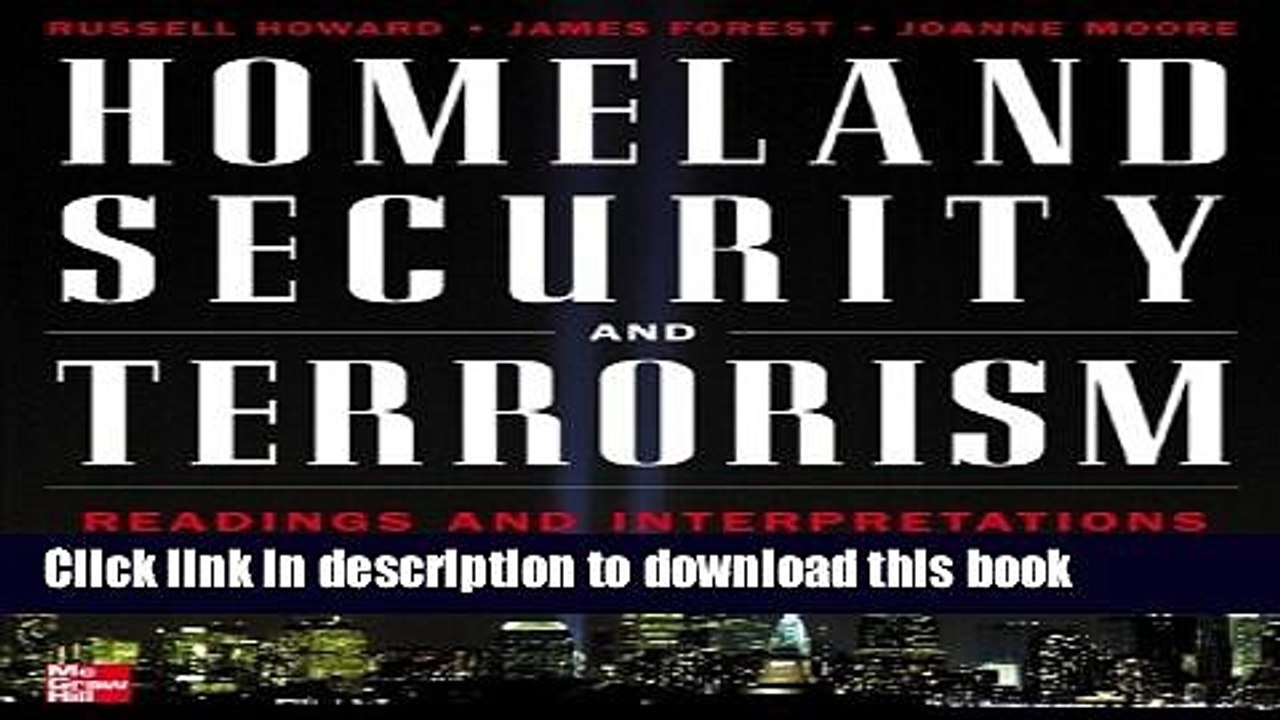 Ebook Homeland Security and Terrorism: Readings...