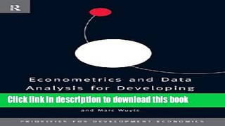 Ebook Econometrics and Data Analysis for Developing Countries Free Download