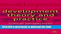 Books Development Theory and Practice: Critical Perspectives Full Download