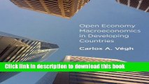 Ebook Open Economy Macroeconomics in Developing Countries (MIT Press) Free Online