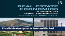 Ebook Real Estate Economics: A Point-to-Point Handbook Free Online