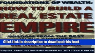 Ebook How to Build a Real Estate Empire:Wisdom from the Best in the Business Full Online