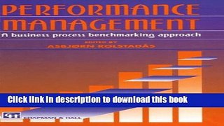 Books Performance Management: A business process benchmarking approach Free Online