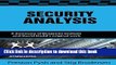Books Security Analysis: 100 Page Summary Free Online