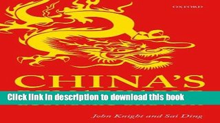 Ebook China s Remarkable Economic Growth Free Online