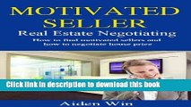PDF  Motivated Seller - Real Estate Negotiating  Online