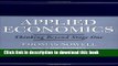 Books Applied Economics: Thinking Beyond Stage One Free Online