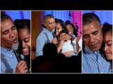 Obama sings 'Happy Birthday' to Malia during Fourth of July celebrations