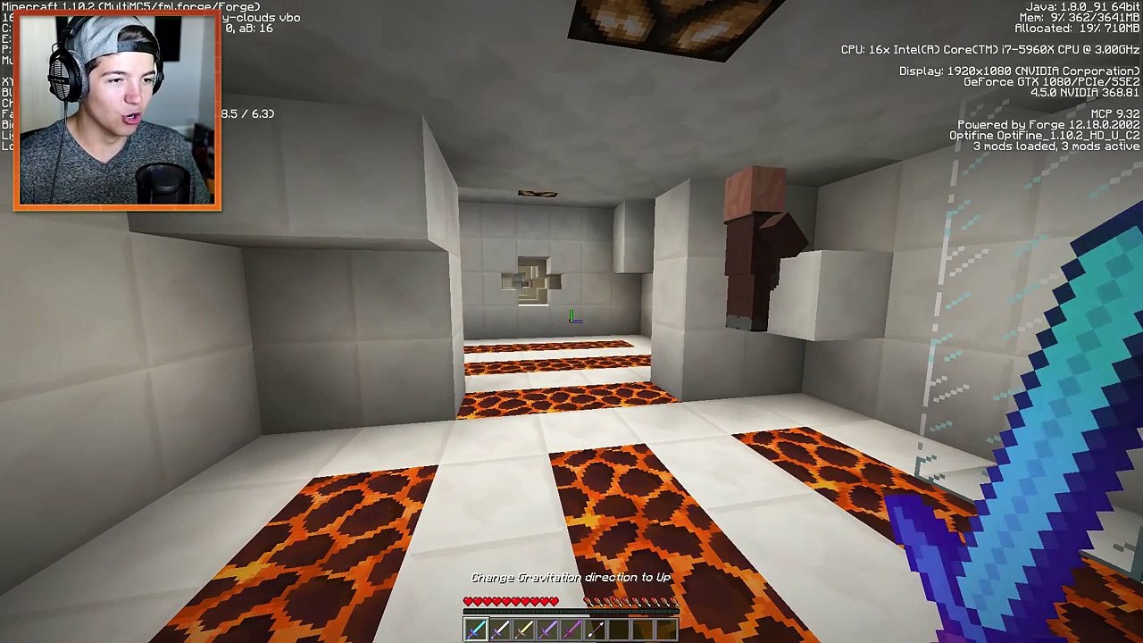 THE GOD OF GRAVITY! (Minecraft Custom Map)