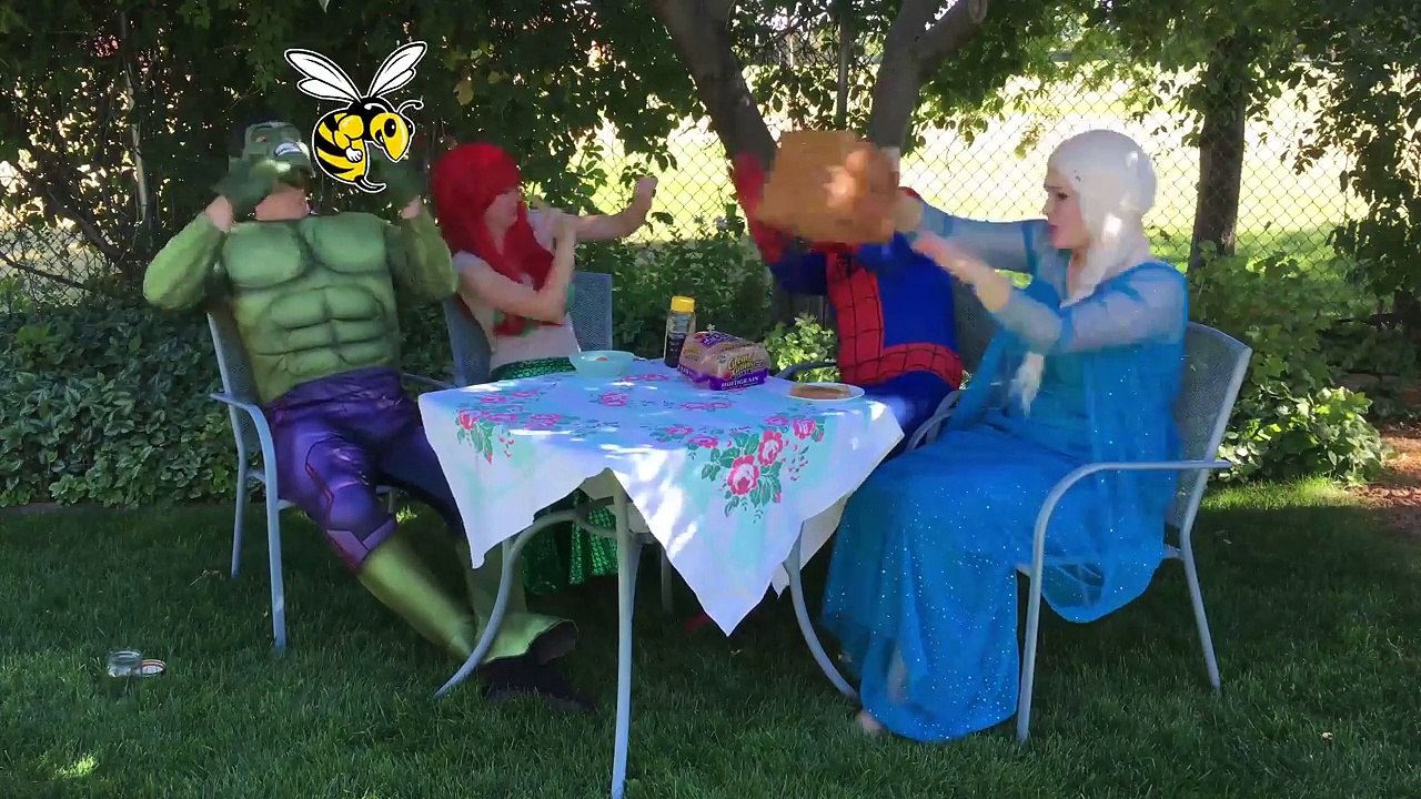 Elsa Eats Bug! Spiderman Dog vs Joker Prank Compilation Superhero Movie In Real Life In 4K