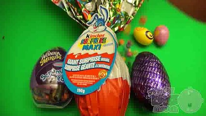 Kinder Surprise Eggs New Best Of Easter Special Edition Mix Toys Candy Unwrapping Opening Part 2(ipad)