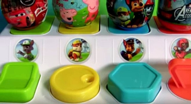 Nickelodeon Paw Patrol Pop-Up Pals Surprise Toys Learn COLORS with Rocky Zuma Rubble Chase