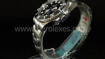 Swiss watches replica Rolex Submariner Black Dial Black Number Bezel Black Stainless Steel Bracelet Sub011 Black Bg