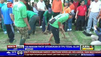 164 Makam Fiktif Ditemukan di TPU Tegal Alur