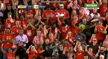 Roberto Firmino Amazing Goal - Liverpool vs AC Milan 2-0   31/7/2016
