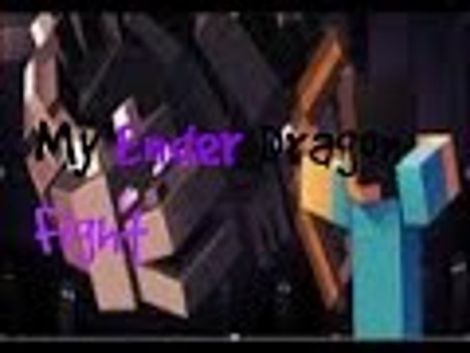 Minecraft My Ender Dragon Fight