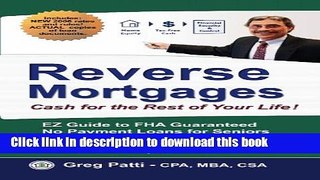 Ebook Reverse Mortgages Free Online